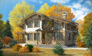 Стоимость 3D визуализации коттеджа